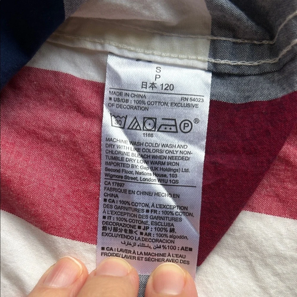 GAP Kids Colorful Checkered Shirt